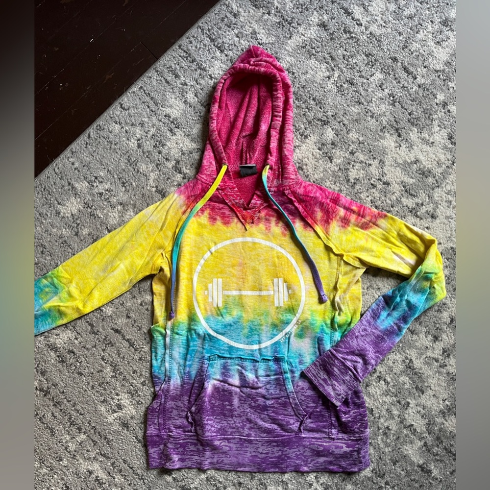 LFT Clothing Co - Tie die barbell hoodie